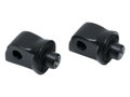 Splined Peg Adapters Gloss Black Gloss