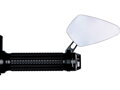 mo.view blade Bar End Mirror Black, Anodized