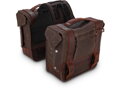 Voyager Throwover Saddlebags Dark Oak