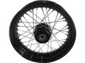 OEM Style 40-Spoke Wheels Black 16" 3,00" Non-ABS Rear