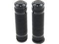 Logo Grips Black Powder Coated 1" Throttle By Wire