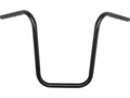 Narrow Ape 40 Handlebar Non-Dimpled 3-Hole Black Powder Coated 1" Throttle Cables