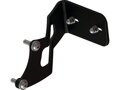 Medium Side Mount License Plate Bracket Black Satin