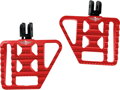 V1 Performance Mini Floorboards Red Anodized