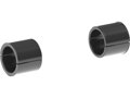 Handlebar Reducing Sleeve Kit 1 1/4" to 1 1/8" Black Anodized