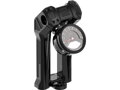 Club Style Pullback Riser Kit for Bottom Mount Round Speedometer 11,5" Height, 1 1/4" Clamp Diameter Black Anodized