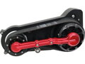 Single Belt Belt Drive Kits Classic Base Plate Matte Black Powder Coated
