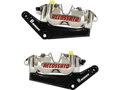 Monoblock Front Caliper Sets with Brackets Nickel Plated