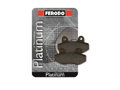 Road Platinum Mid-Metallic Brake Pads Organic Front Rear