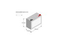 Maintance Free Series CIX30L-BS Battery Dry Battery with Acid Pack AGM, 385 A, 30.0 Ah