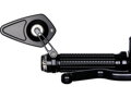 mo.view blade Bar End Mirror Black, Anodized