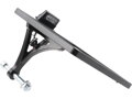 Slide-In Frame Side Mount License Plate Bracket Austria 210 x 170 mm Black Powder Coated