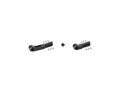 Good Guys Adjustable Brake and Clutch Lever Kit Black Silver Anodized Cable Clutch