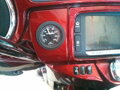 Legend Air Fairing Mounted PSI Gauge, white face Air Pressure Gauge White face