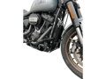Club Style Engine Guard for M8 Softail with Oil Cooler Protection Black Powder Coated