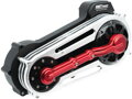 Single Belt Belt Drive Kits Classic Base Plate Matte Black Powder Coated