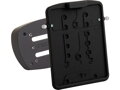 Slide-in Licence Base Plate For Kellermann Atto DF 3 in 1 (Atto DF not included), German Size 180x200mm Satin Black Powder Coated