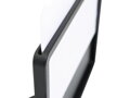 Slide-In Frame Side Mount License Plate Bracket Austria 210 x 170 mm Black Powder Coated