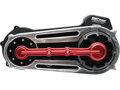 Single Belt Belt Drive Kits Bobber Base Plate Aluminium