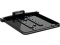 ALL-IN-ONE MICRO License Plate Base Plate 3 in 1 and License Plate Light, German Size 200x180mm Black Anodized