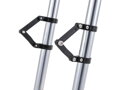 Adjustable CNC Headlight Braket 49mm Fork Mount Black Anodized