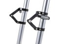 Adjustable CNC Headlight Braket 49mm Fork Mount Black Anodized