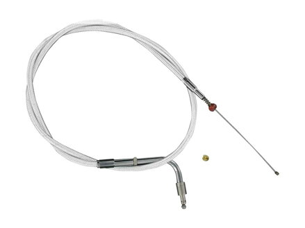 Classic Stainless Idle Cable 90 ° Stainless Steel Clear Coated 32"