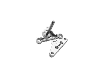 Triple Tree for FX Softail and Wide Glide Upper Chrome