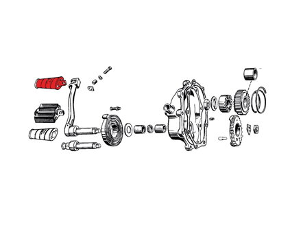 KICKER PEDAL ASSEMBLY
