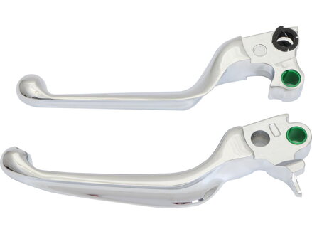 Ergonomic Hand Control Replacement Levers Smooth Chrome Cable Clutch