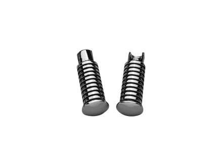 O-Ring Foot Pegs Female Mount, Big Diameter Chrome