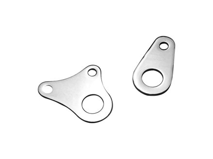 Switch Plate Single Hole Card of 12 pieces Switch Plate Single Mount Hole Chrome