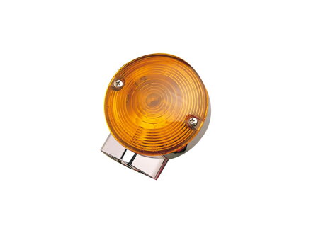 Front Turn Signal for Touring Model Chrome Amber Dual Filament