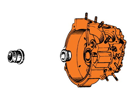 Right Motor Case Bearing Races Standard for Sportster