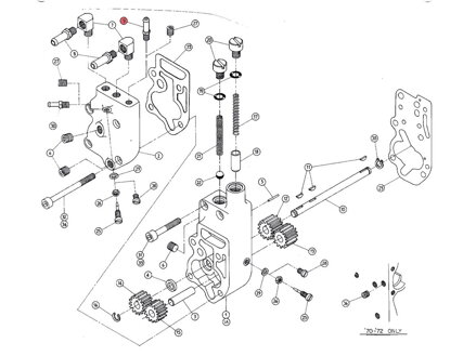 FITTING-CHR-PRI.CHAIN OIL Fitting