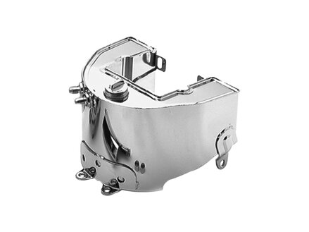 OEM-Style Side-fill Oil Tank for Rigid Frames Chrome
