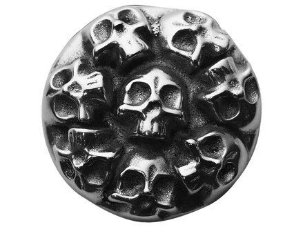 Multi Skull Gas Cap Cover Polished