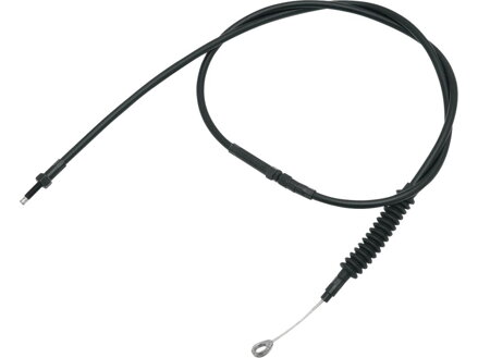 Blackout Longitudinally Wound (LW) Clutch Cable Standard Black Vinyl All Black 54,8"