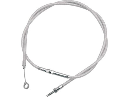 Argent Coil Wound (CW) Clutch Cable Standard Stainless Steel Clear Coated Chrome Look 63,7"