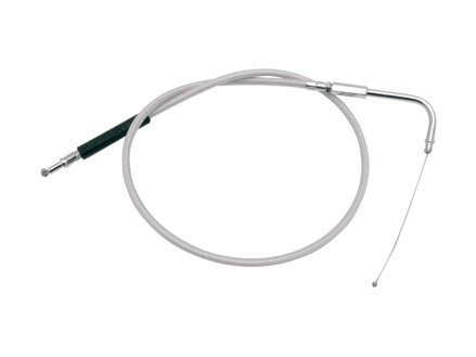 Argent Idle Cable 45 ° Stainless Steel Clear Coated Chrome Look 32"