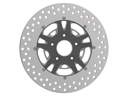 T-5 2-Piece Brake Rotor Midnight Series 11,8" Anodized Rear