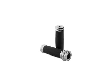 Tornado Grips Chrome 1" Throttle By Wire