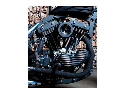 WTF Rocker Box Cover Shovel Style For Evo Black Satin