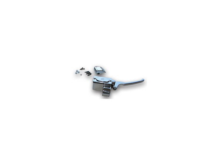Custom Brake Master Cylinder Assembly With switch kit Chrome 5/8" 1" Single Disc