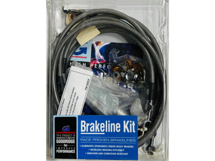 Front Brake Line Kit DOT +2"