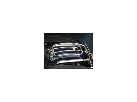 7" Solo Luggage Rack Black
