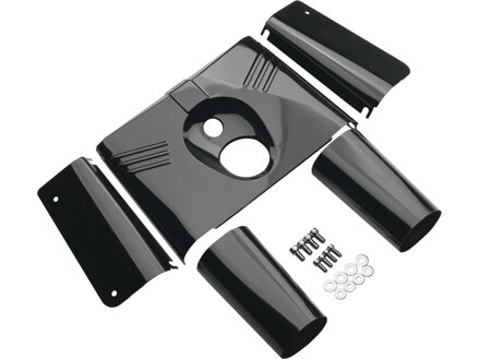 Smooth Fork Tin Without fork sliders Black