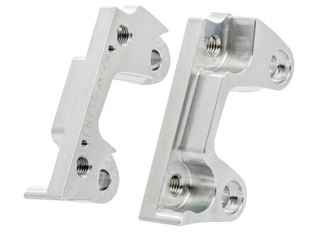 Oversize Brake Rotor Axial Brake Caliper Adapter For 330mm (13") rotors Aluminium Dual Disc