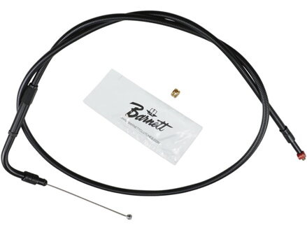 Stealth Series Throttle Cable 70 ° Black Vinyl All Black 45,5"