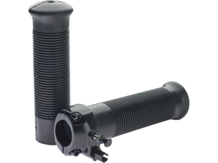 Anderson Throttle Grip Assembly Black 1" Throttle Cables Single Cable